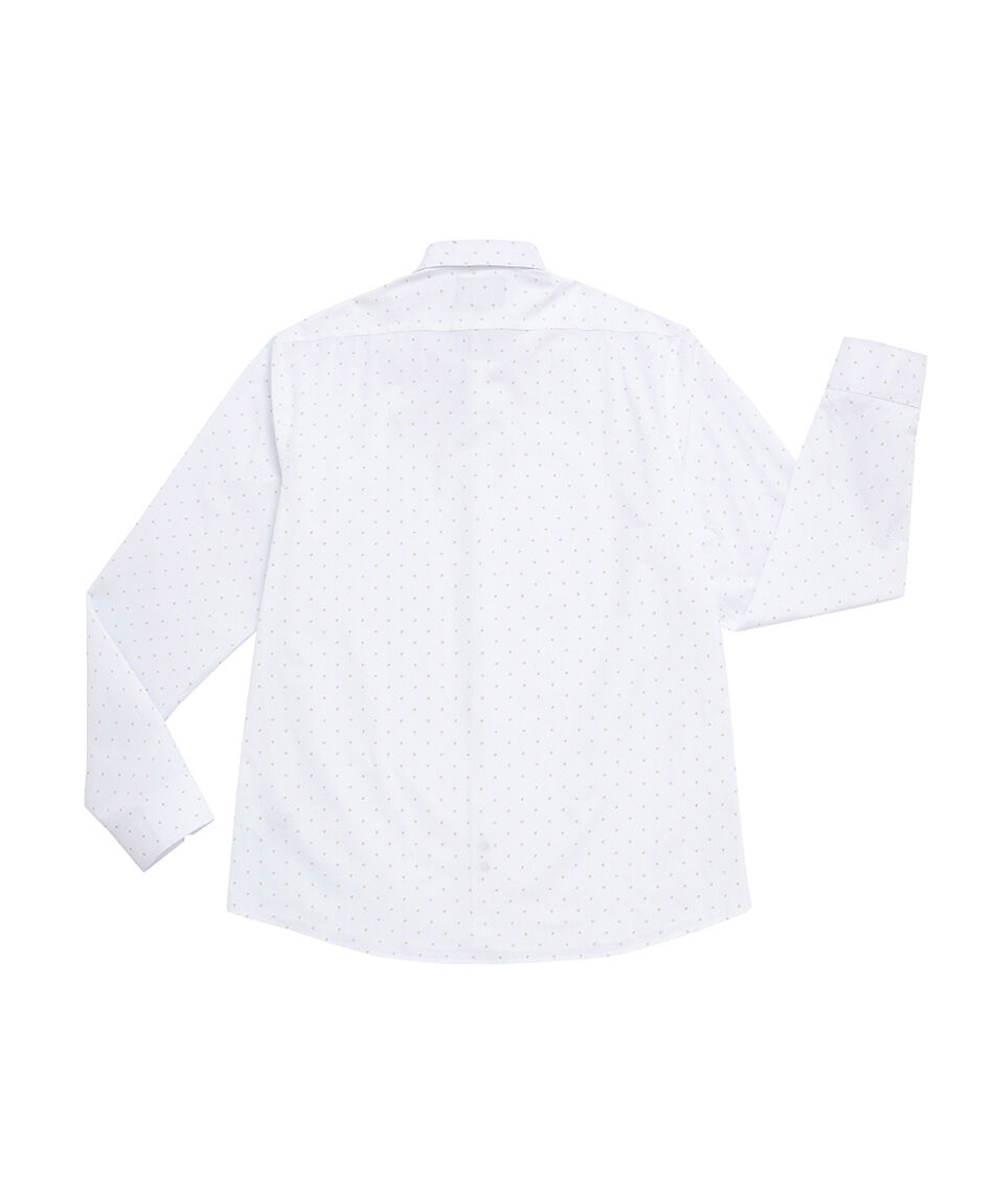 Camisa hombre manga larga puntos diminutos
