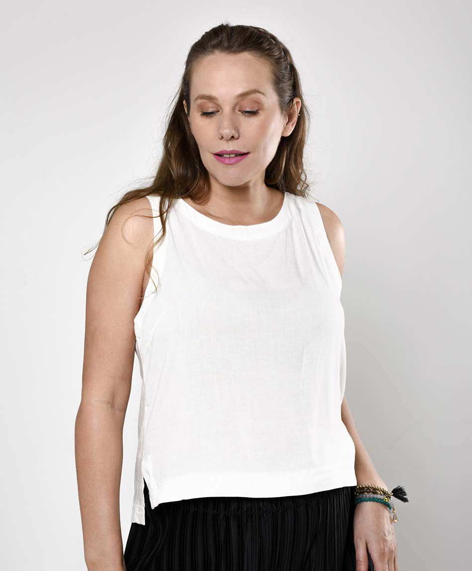 Blusa sin mangas