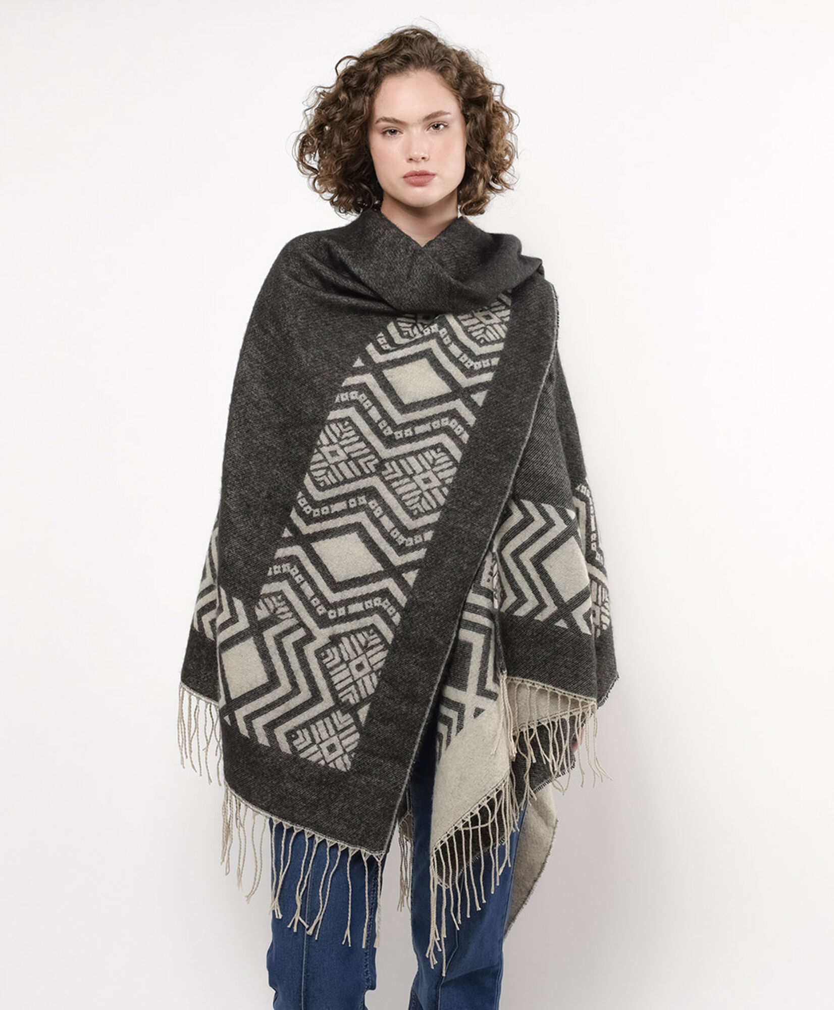 Poncho mujer print Poncho mujer print