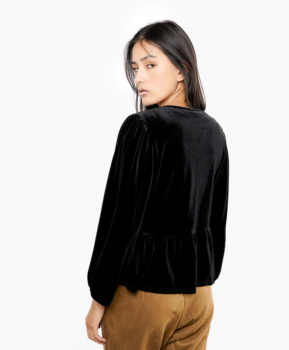 Tapado mujer lazos velvet