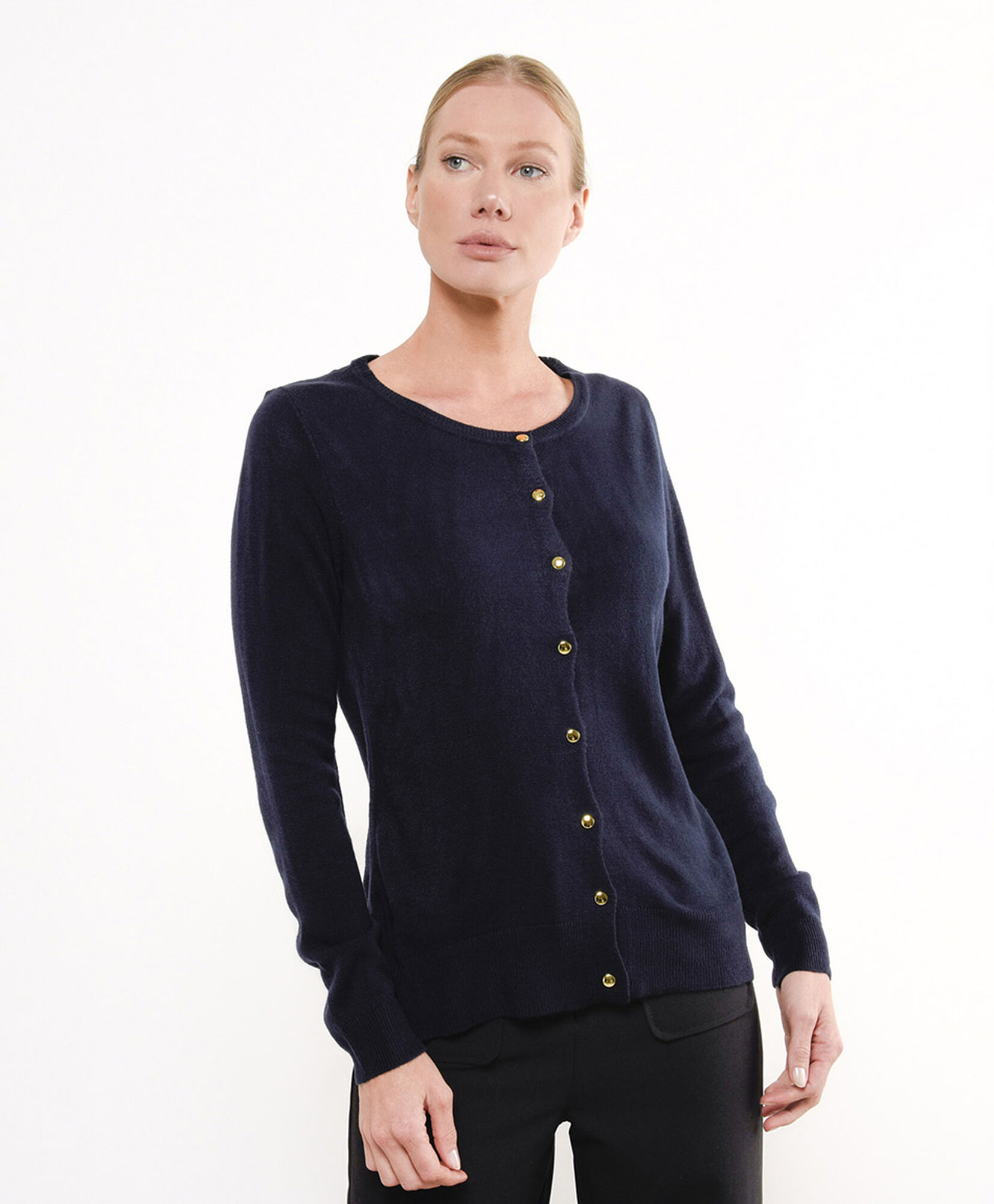 Cardigan mujer básico botones Cardigan mujer básico botones