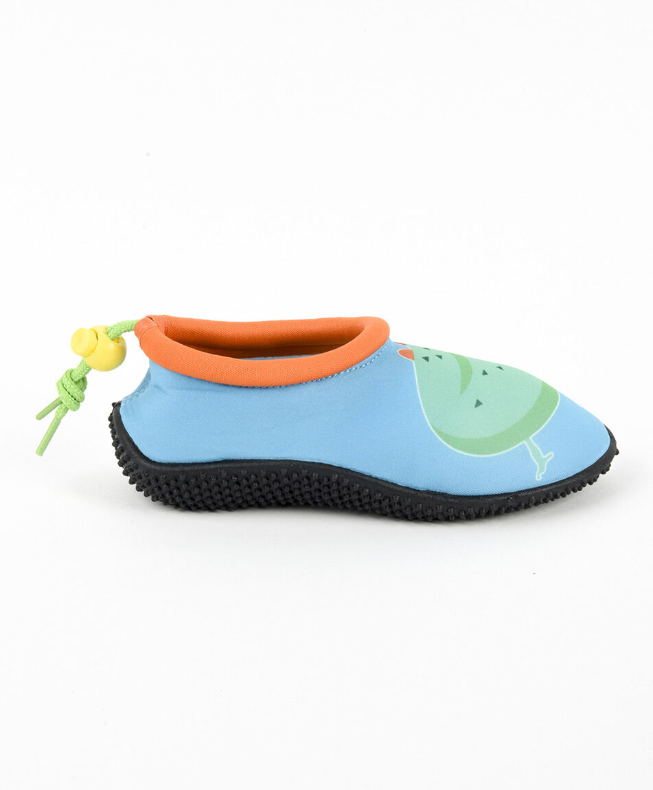 Zapato de agua beb&eacute; estampado cocodrilo