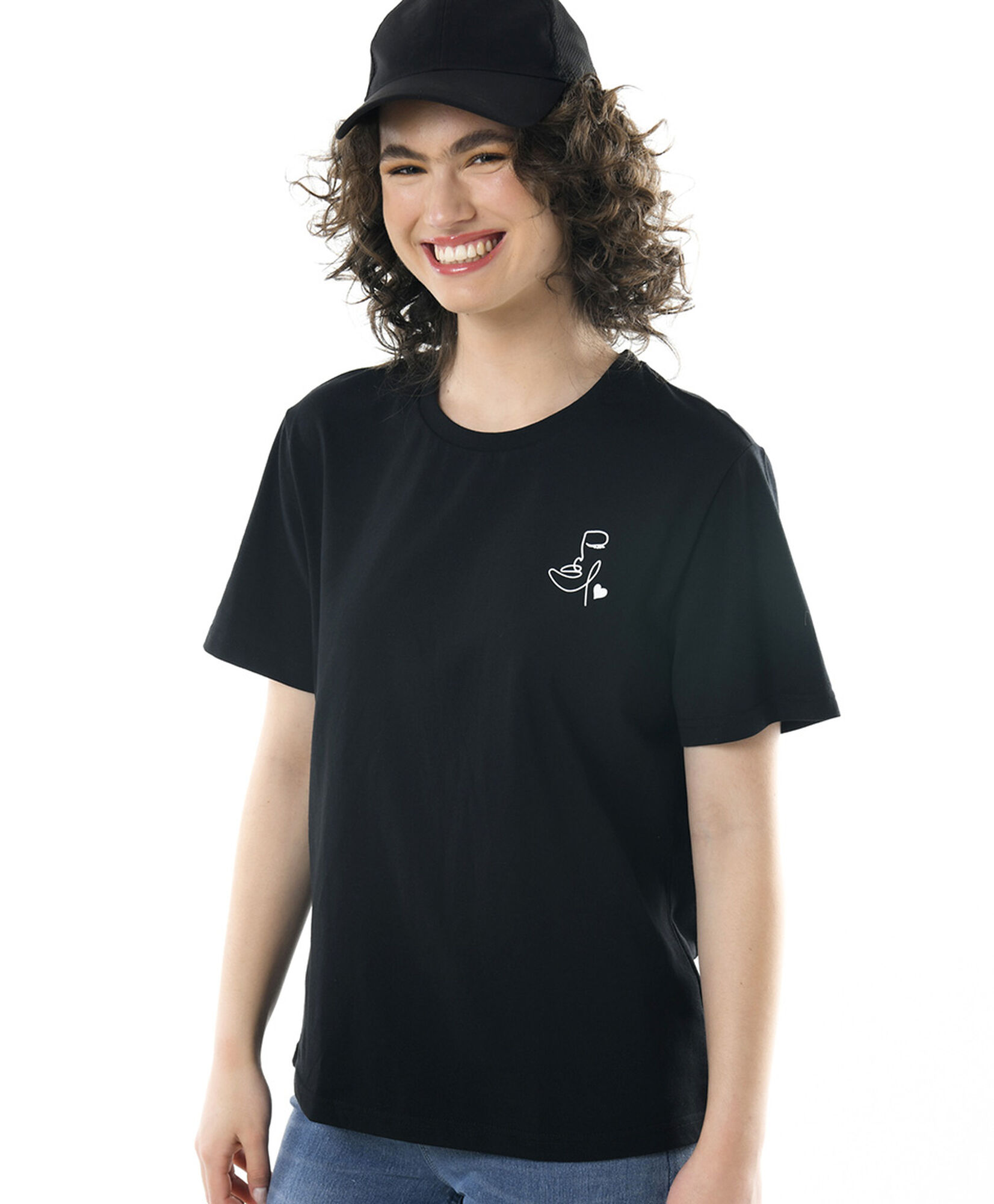 Polera mujer espalda estampada Polera mujer espalda estampada