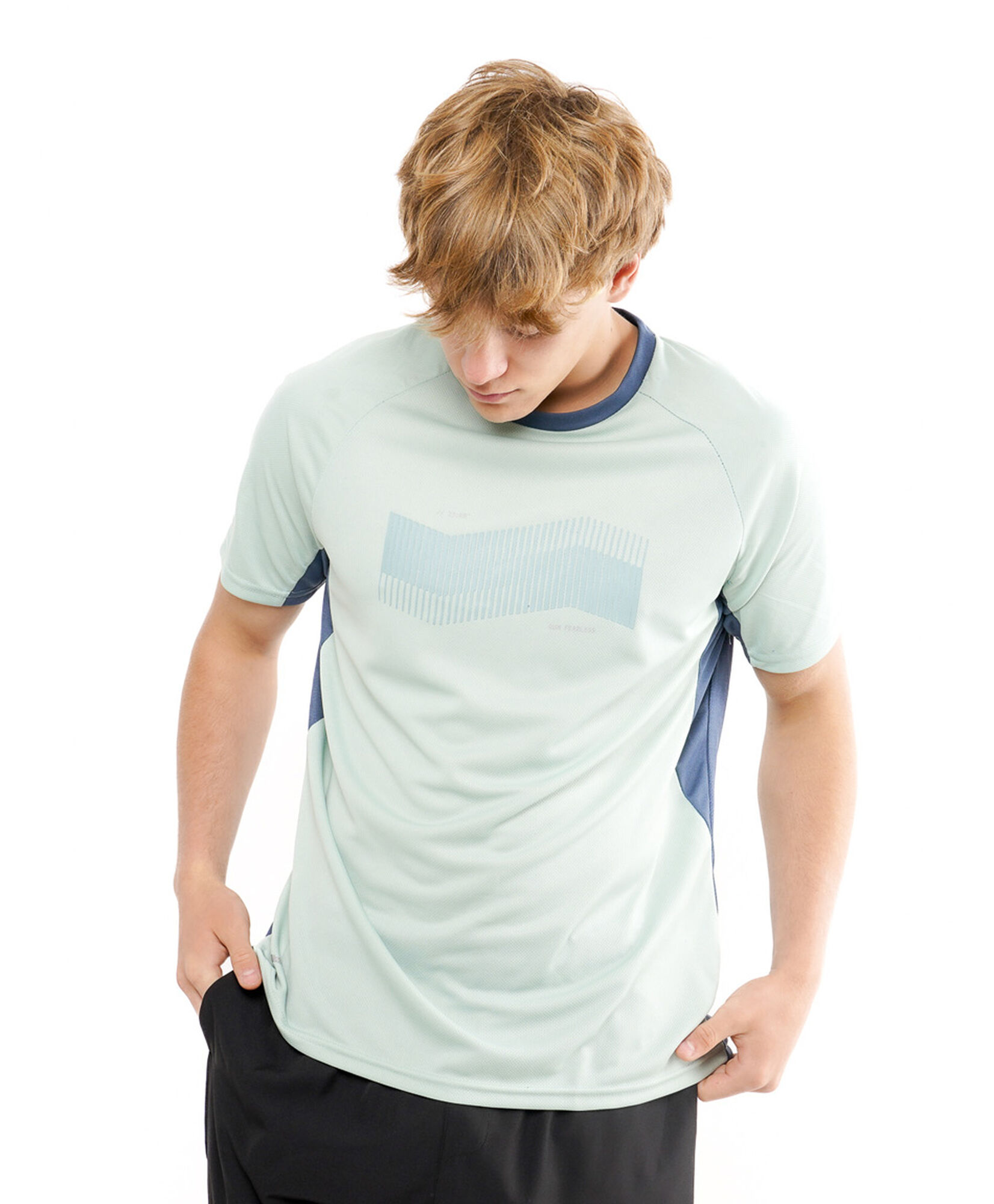 Polera deportiva hombre bicolor Polera deportiva hombre bicolor