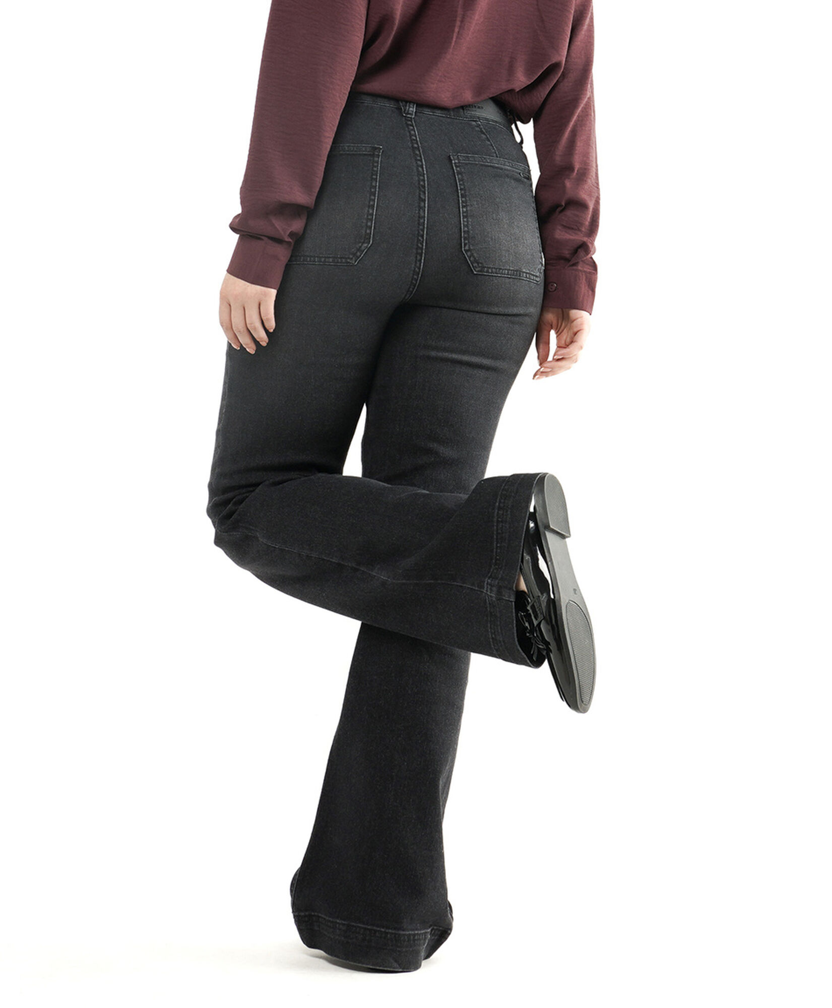 Jeans mujer black wide Jeans mujer black wide
