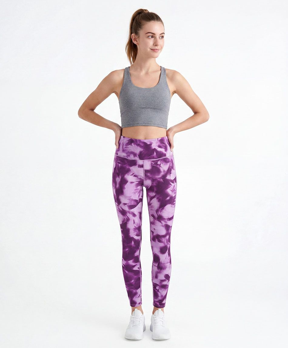 Calza deportiva mujer print lila