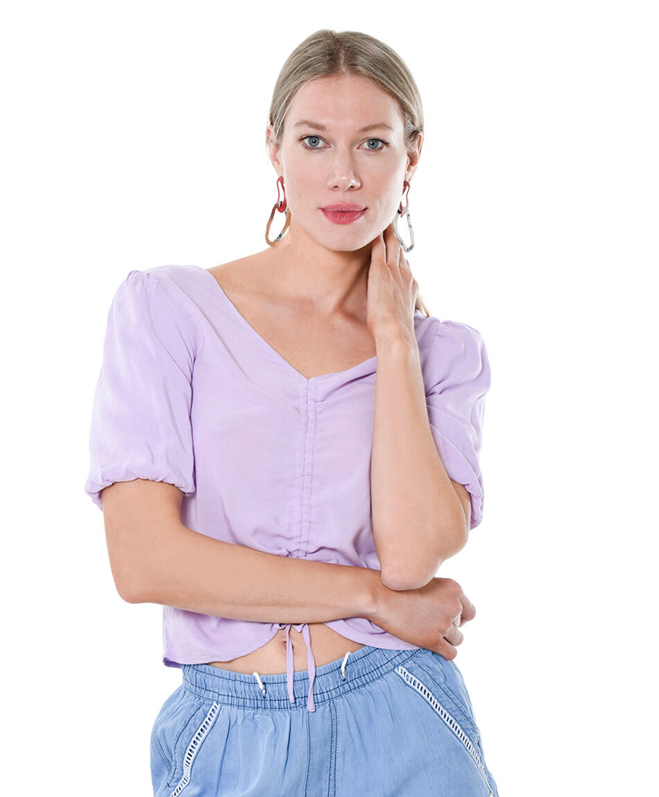 Blusa con tirador