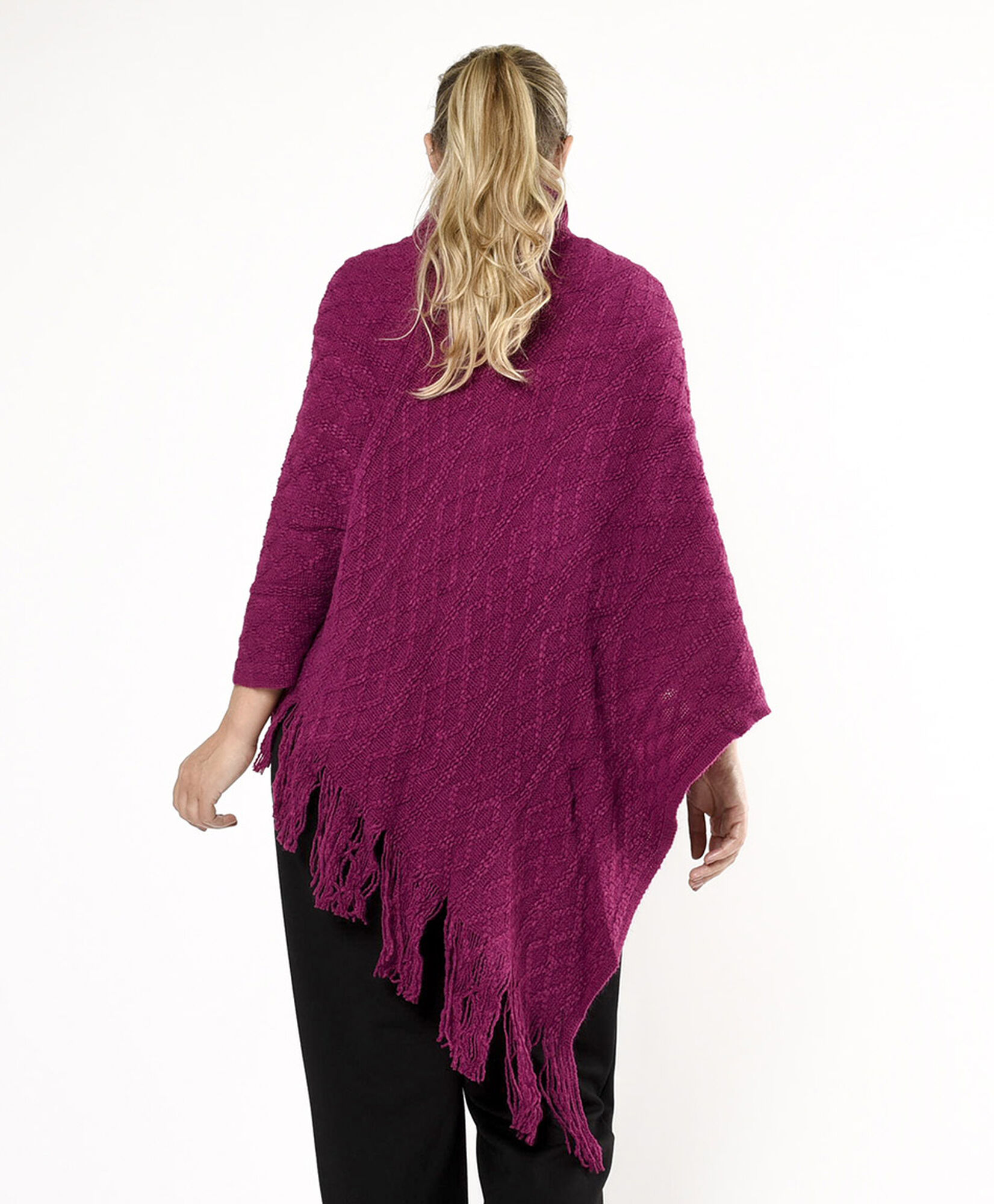 Poncho mujer trenzas Poncho mujer trenzas