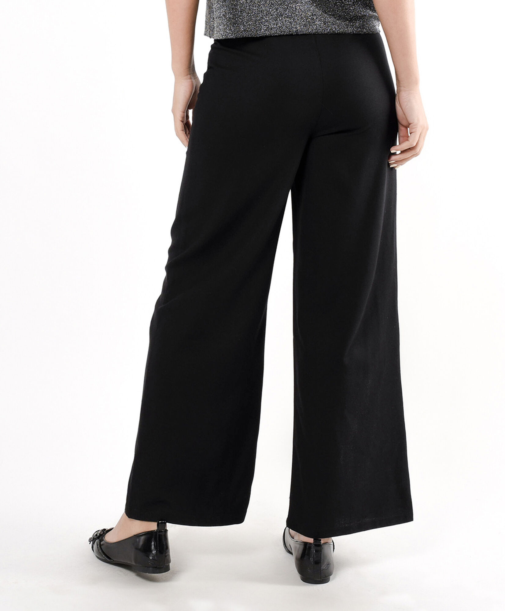 Pantalón mujer negro lino Pantalón mujer negro lino