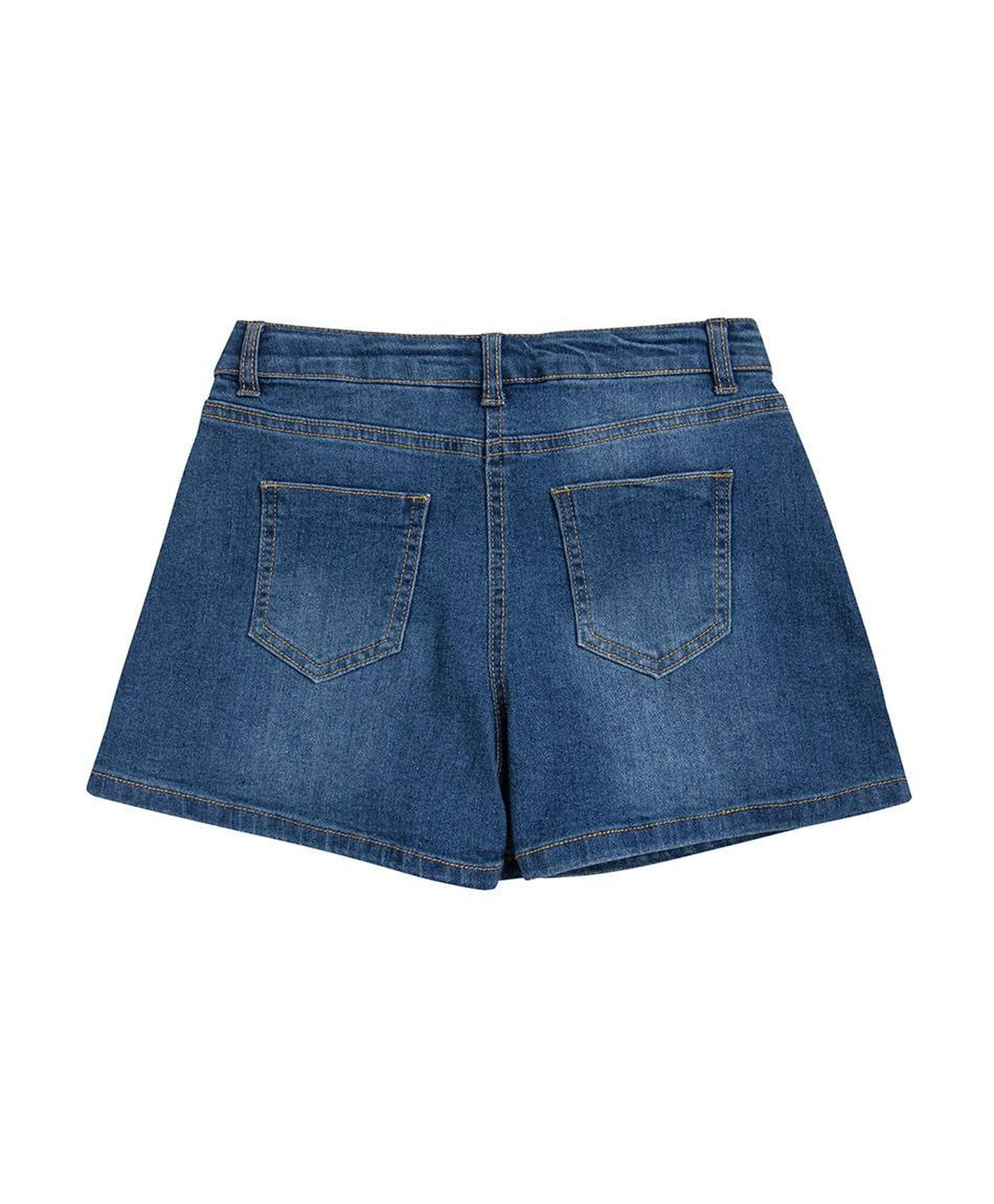 Short niña falda denim azul Short niña falda denim azul