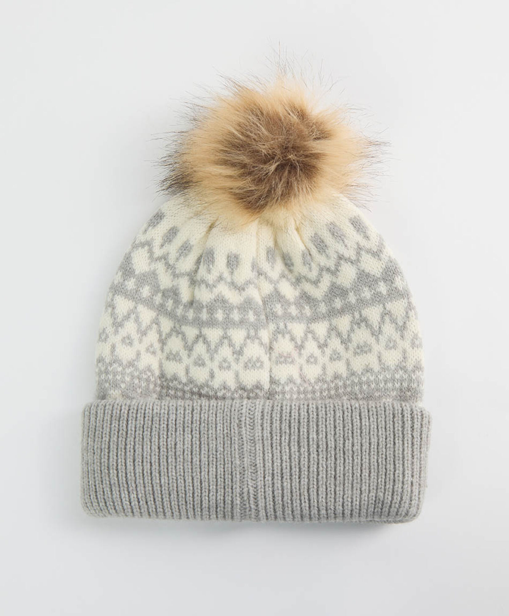 Set gorro + guantes mujer nordic gris Set gorro + guantes mujer nordic gris