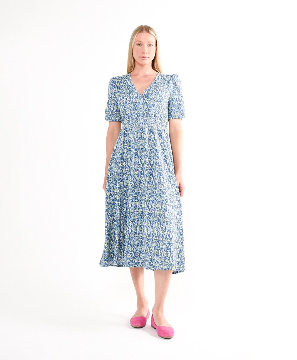 Vestido mujer dise&ntilde;o florcitas