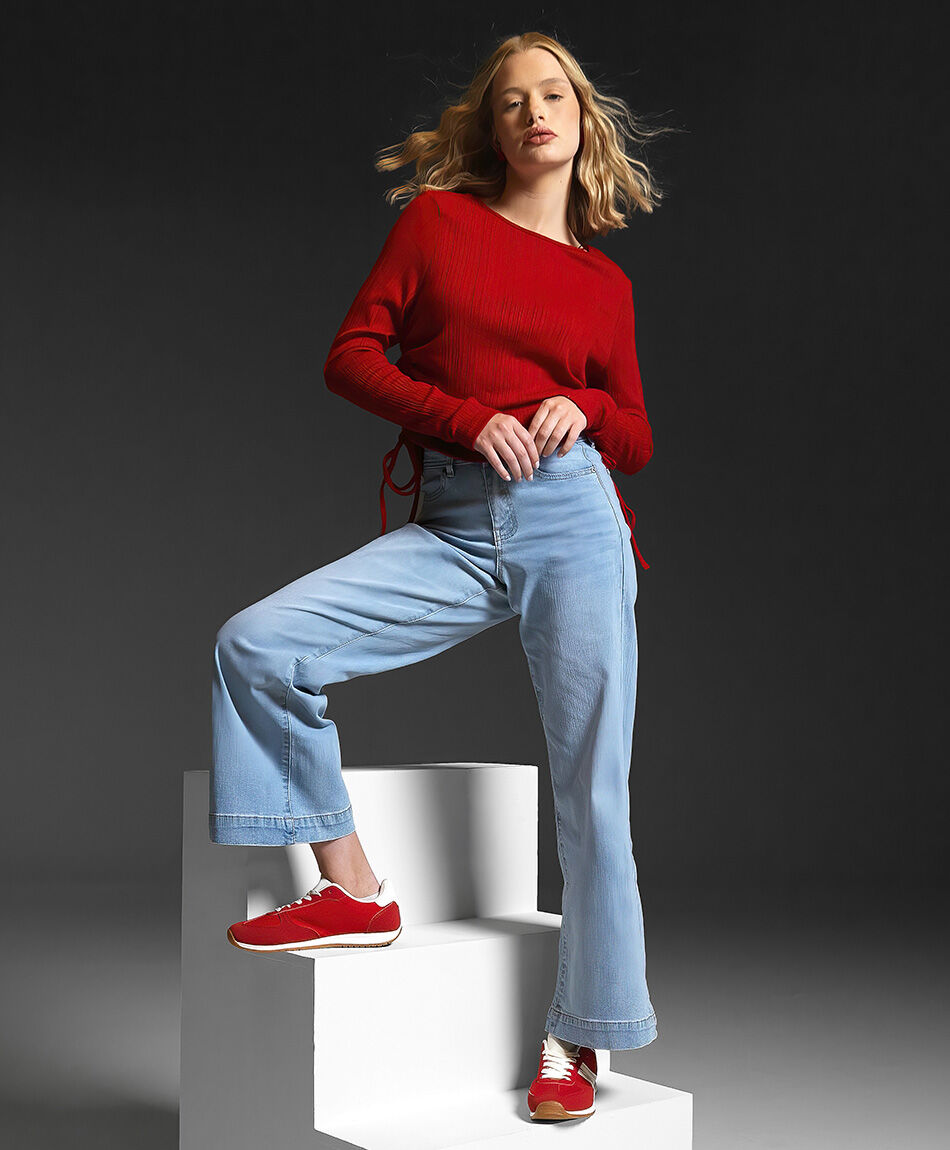 Jeans mujer flare  basic