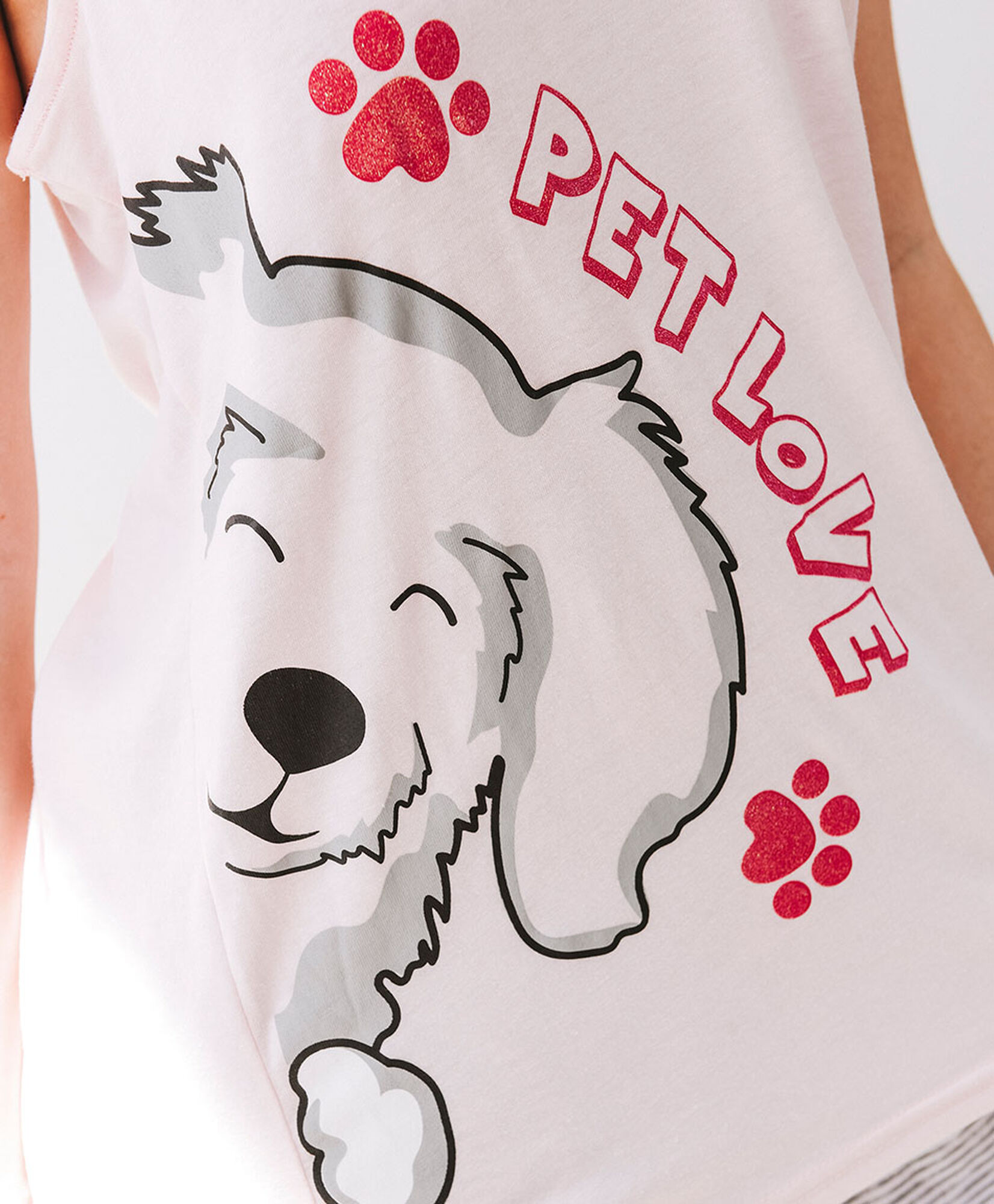 Pijama mujer perrito short Pijama mujer perrito short