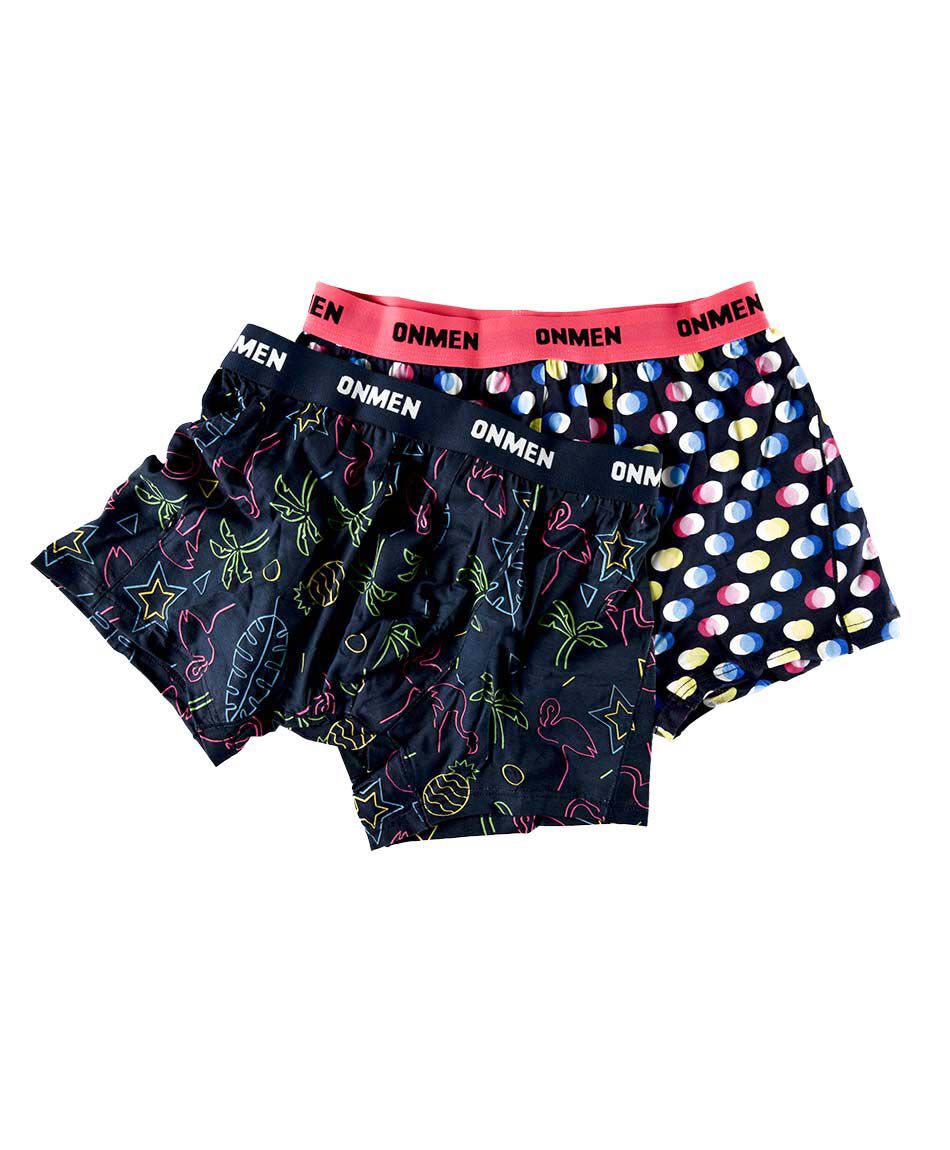 Boxer pack 2 estampado