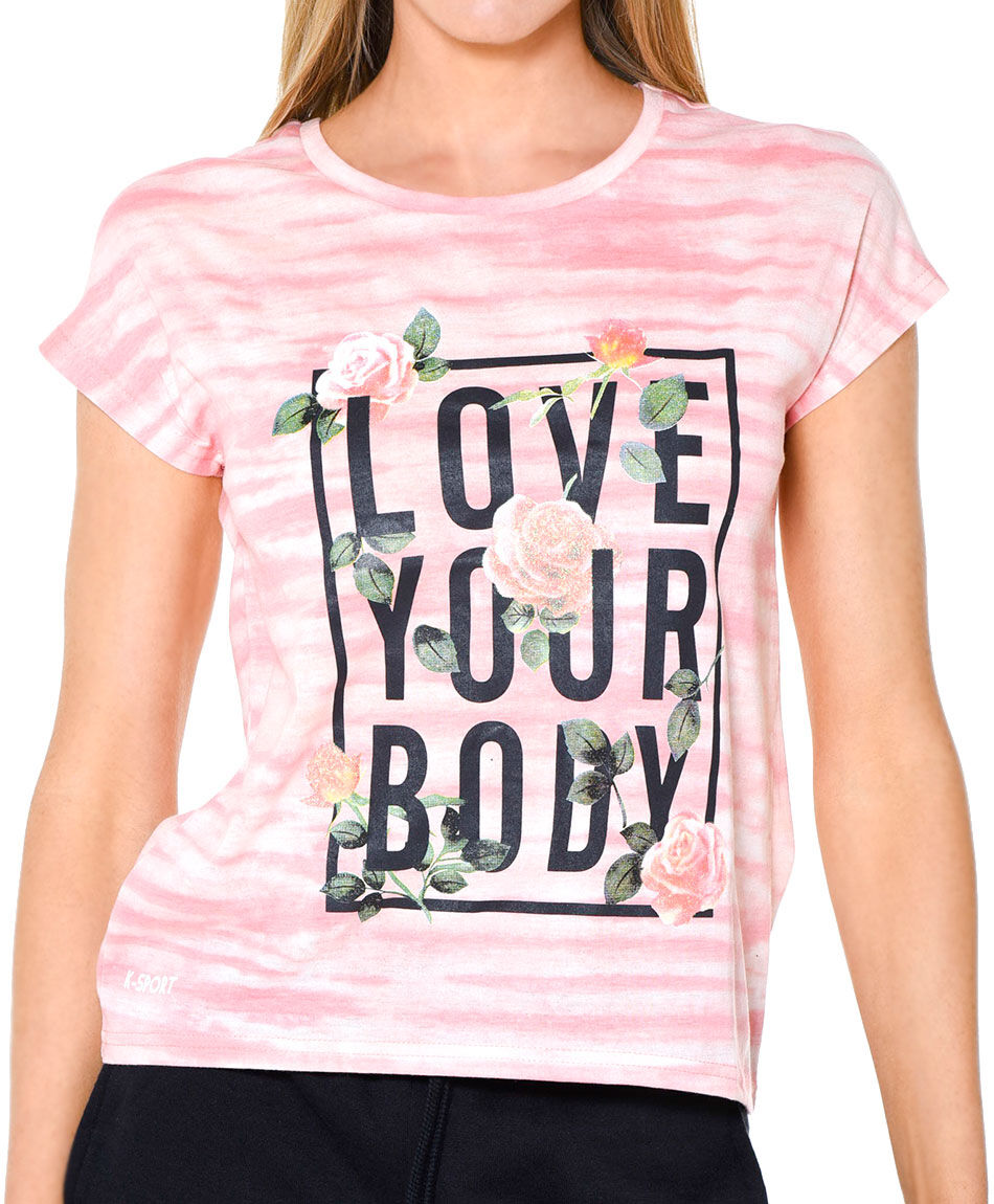 Polera deportiva  print