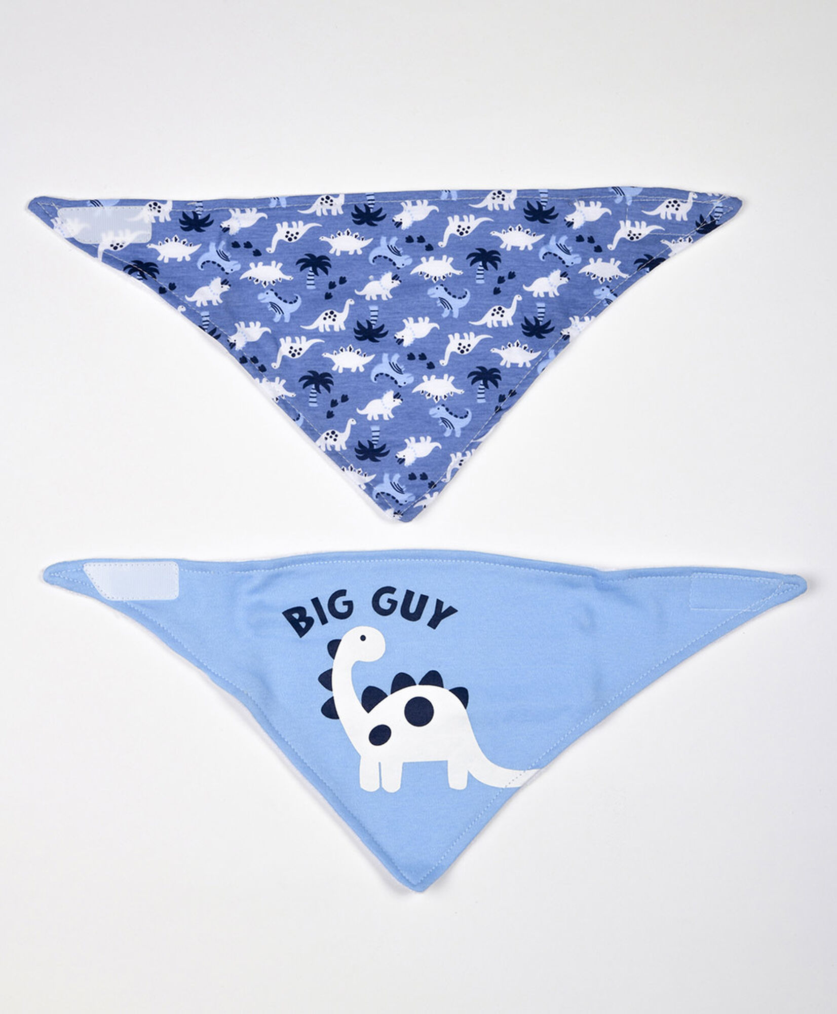 Pack 2 baberos bebé bandana dinosaurios Pack 2 baberos bebé bandana dinosaurios