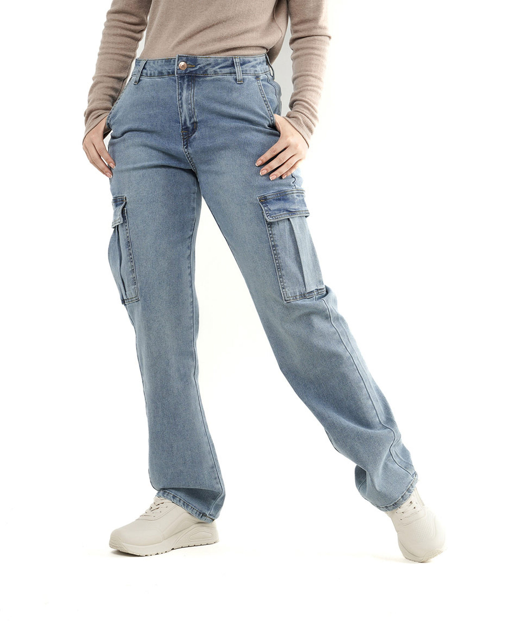 Jeans mujer cargo wide Jeans mujer cargo wide