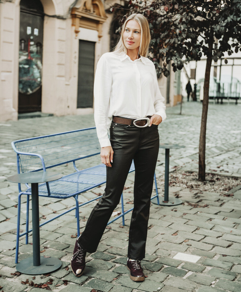 Jeans mujer textura