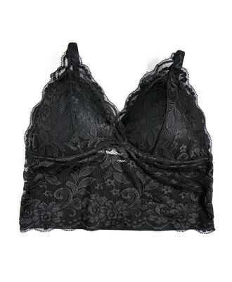 Bralette mujer espalda acanalada escote triángulo