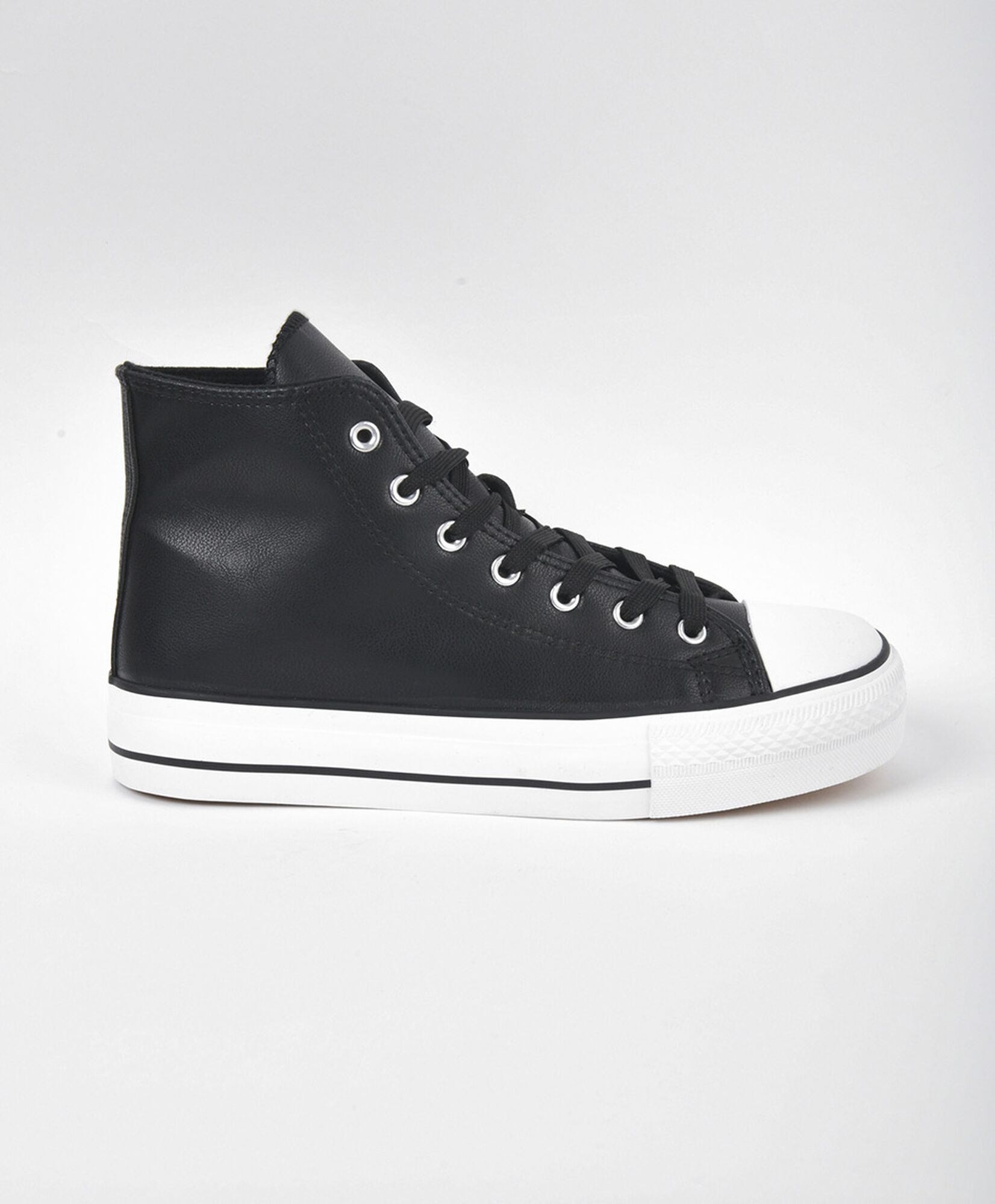 Zapatilla mujer black caña alta Zapatilla mujer black caña alta