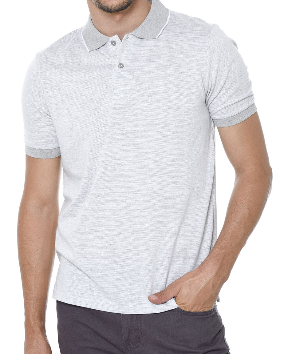 Polera cuello polo