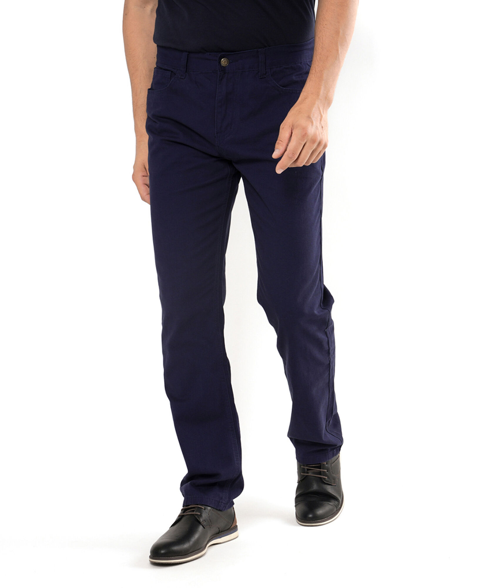 Pantalón hombre liso básico navy Pantalón hombre liso básico navy