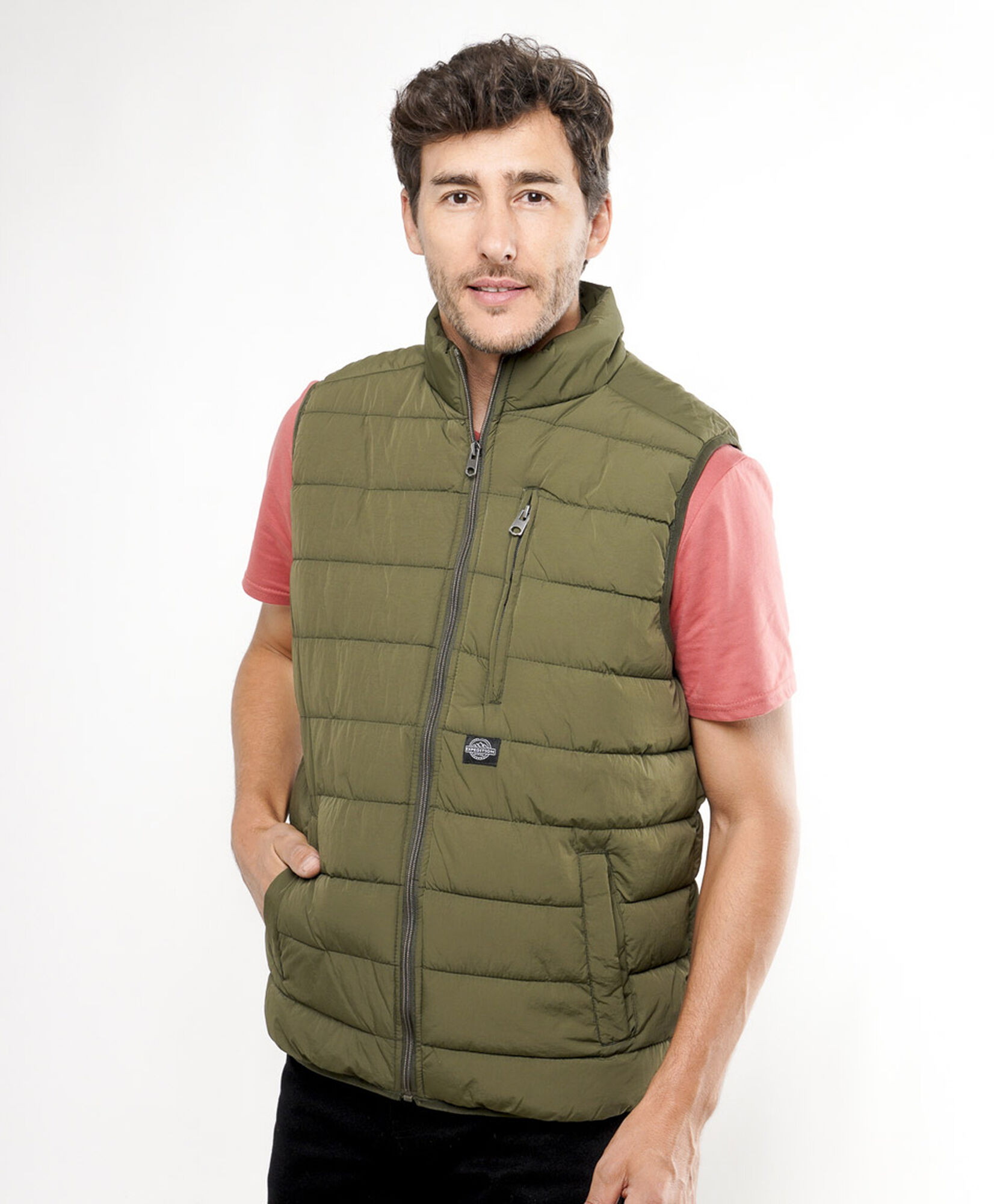 Parka hombre sin mangas estilo pescador Parka hombre sin mangas estilo pescador