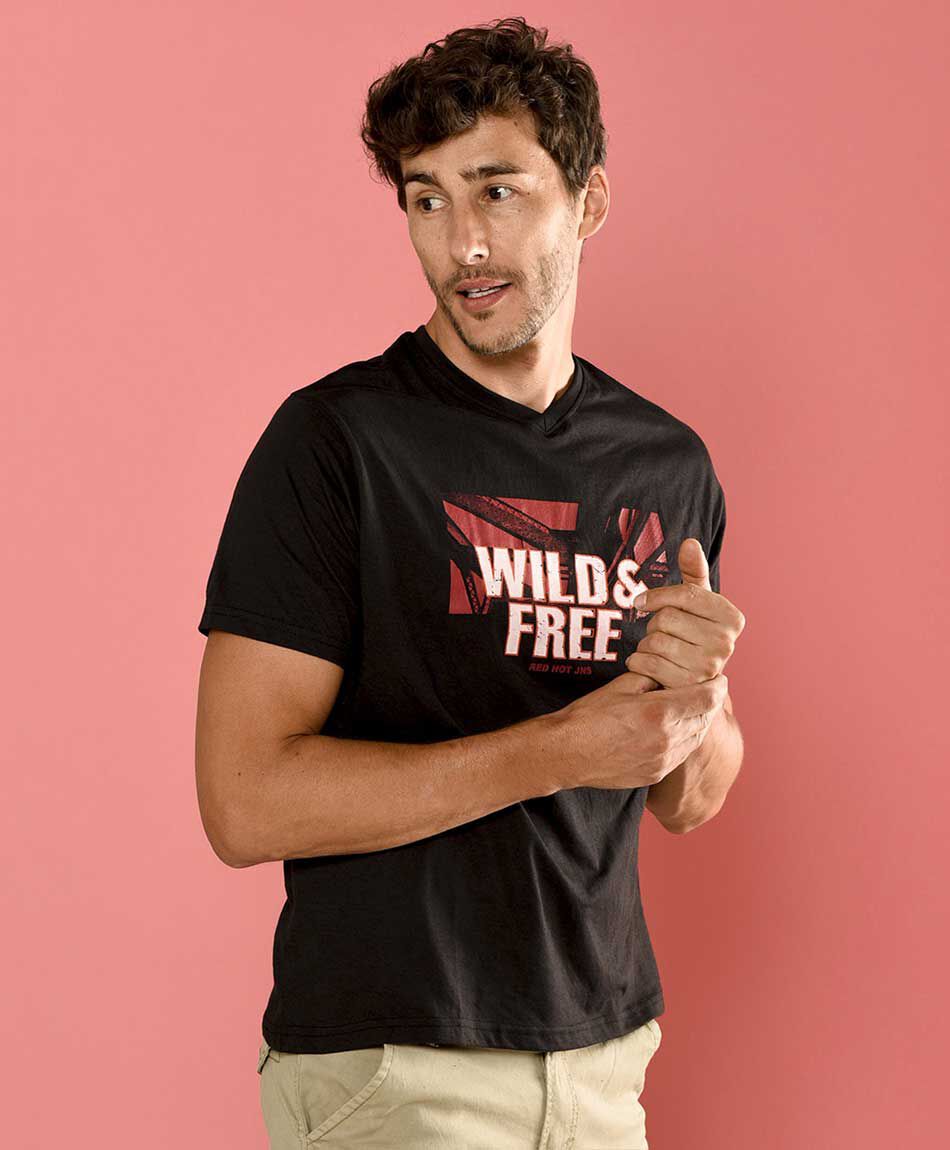 Polera estampada