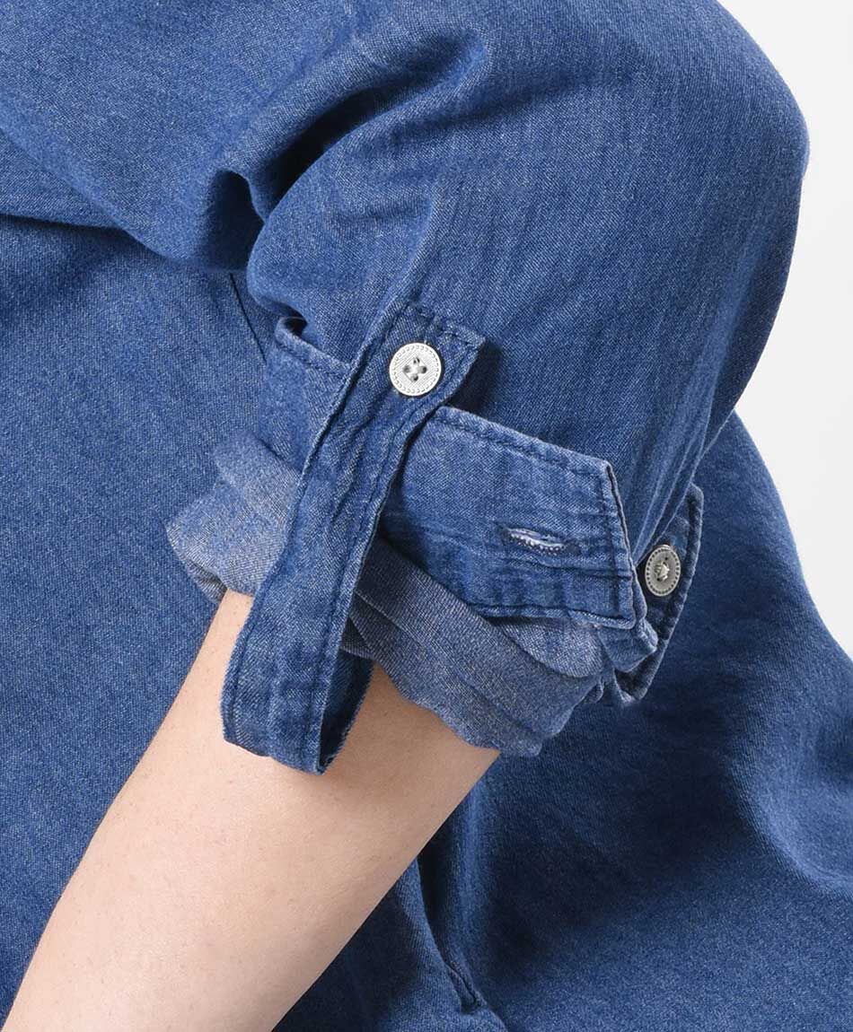 Blus&oacute;n mujer denim extralargo