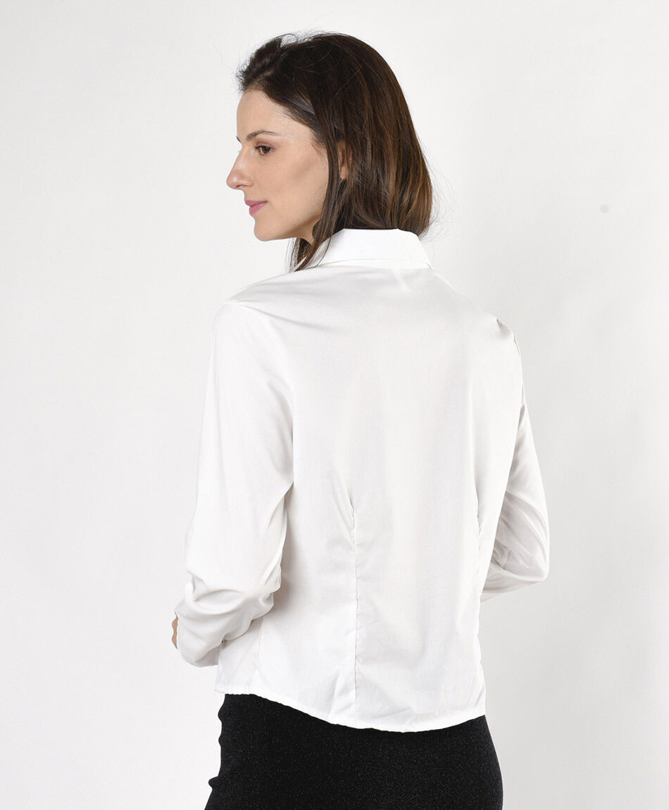 Blusa mujer cierre crop
