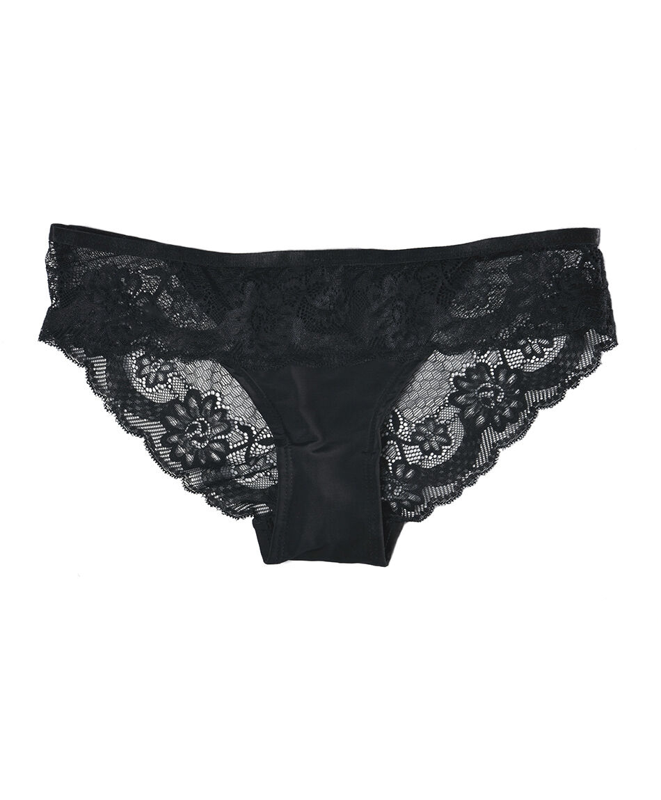 Pantaleta mujer encaje ancho