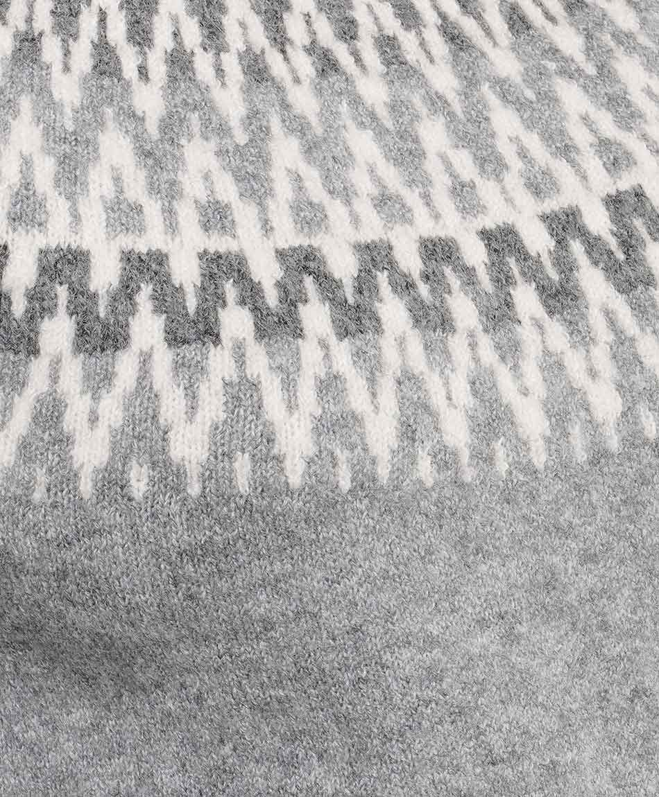 Sweater mujer n&oacute;rdico gris