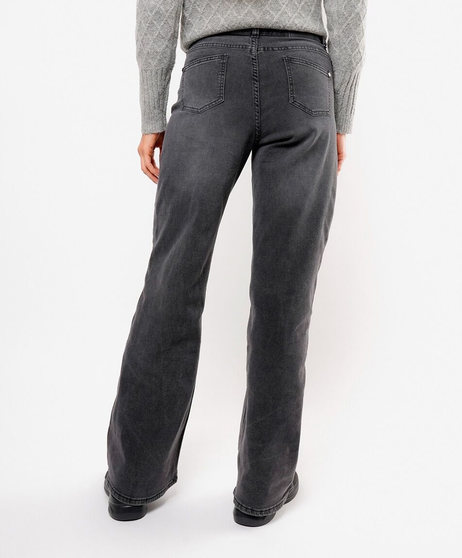 Jeans mujer brillos negros&nbsp;