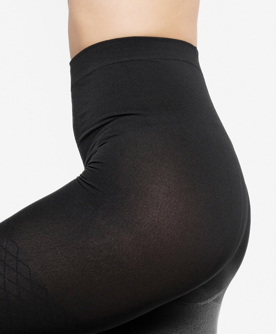 Panty mujer jacquard cuadros