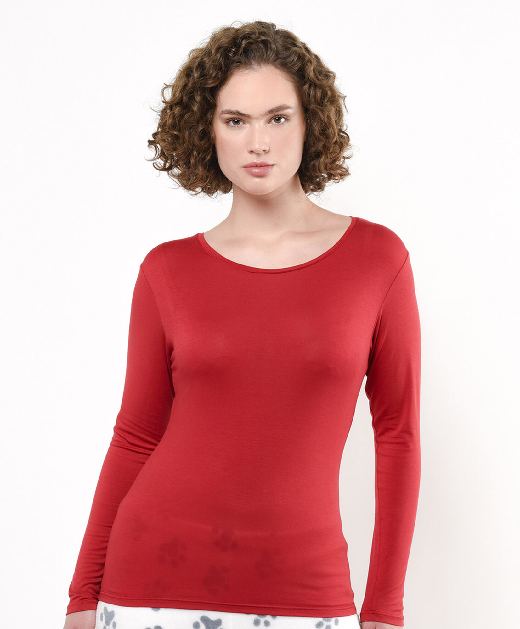 Camiseta mujer roja lisa Camiseta mujer roja lisa
