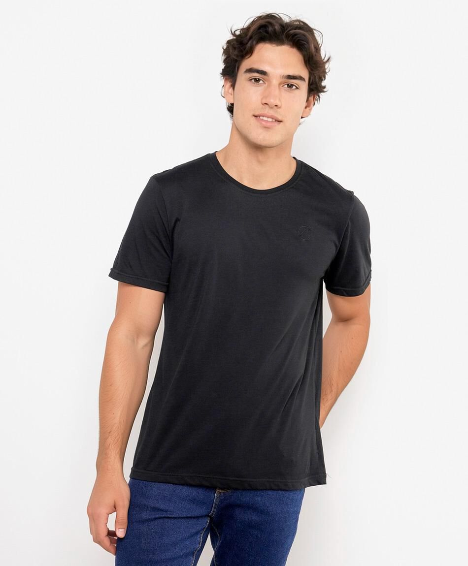 Polera hombre b&aacute;sica lisa