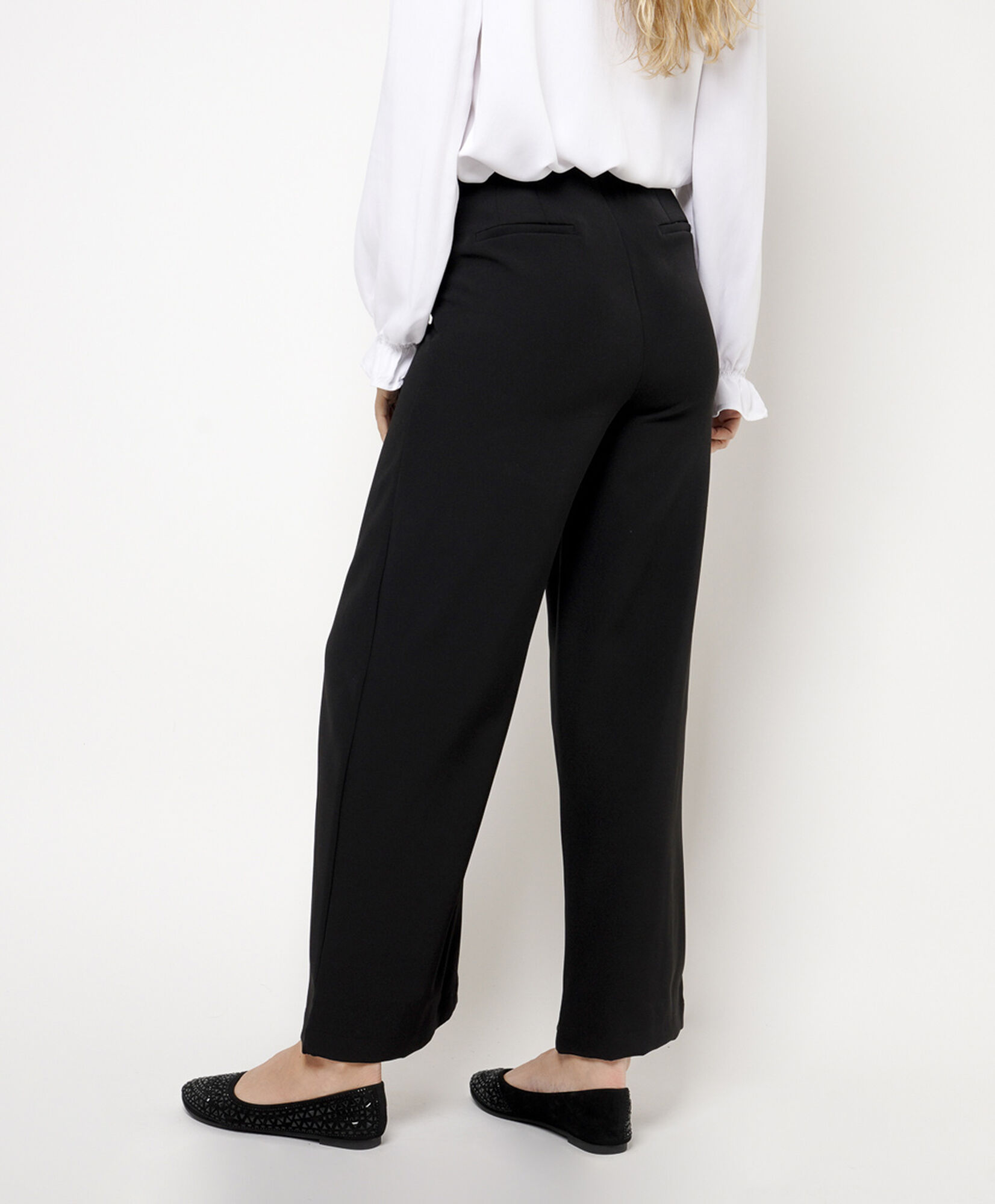 Pantalón mujer botones wide Pantalón mujer botones wide