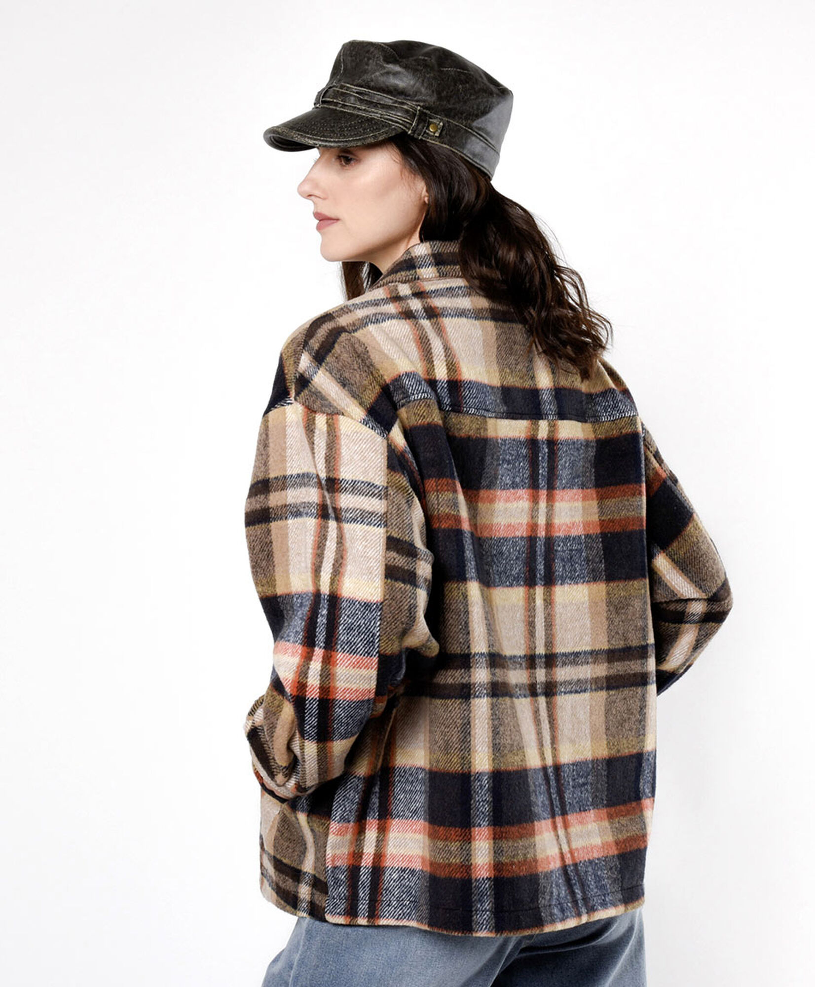 Chaqueta mujer escocesa Chaqueta mujer escocesa