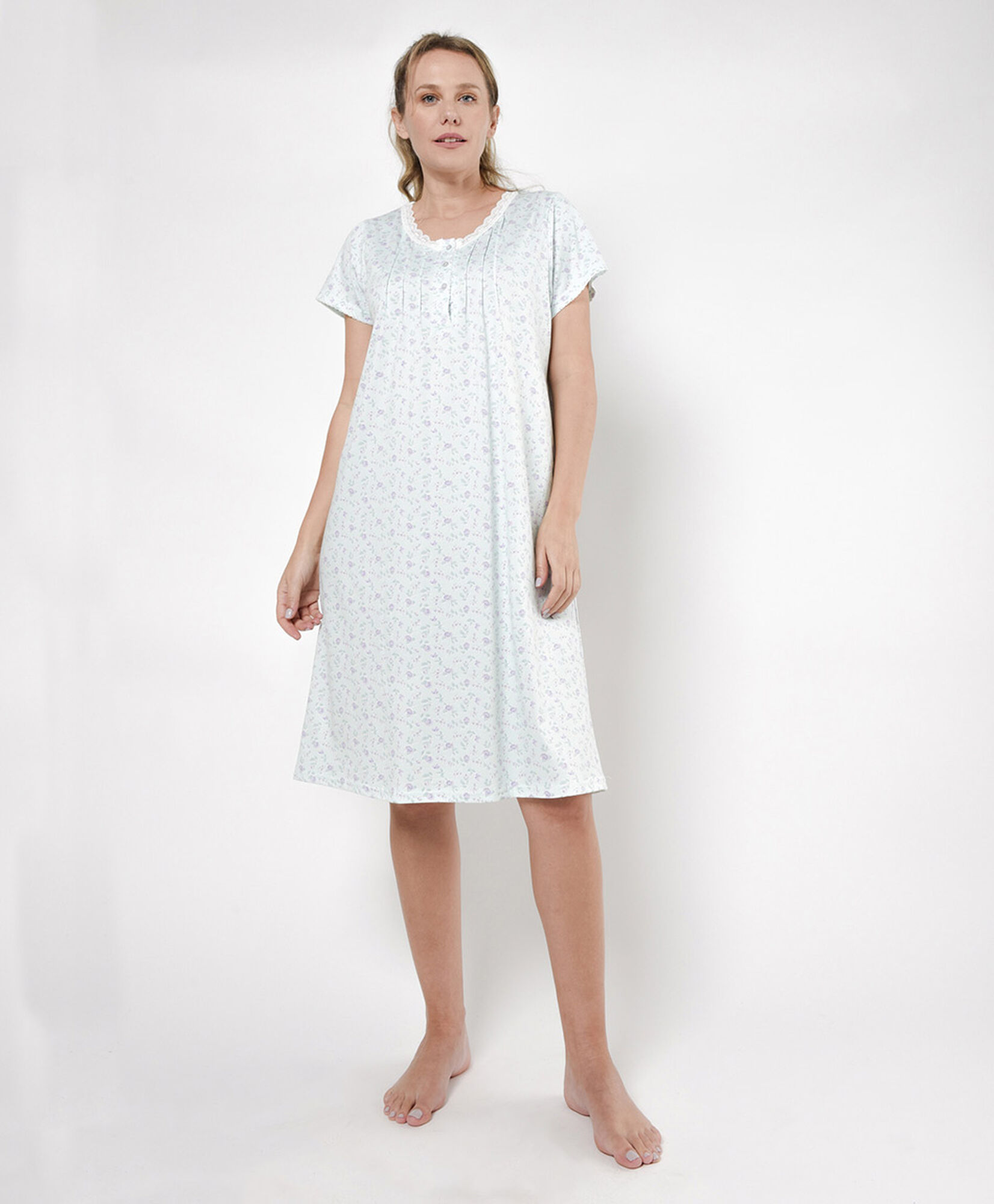 Camisola mujer floreada pinzas Camisola mujer floreada pinzas