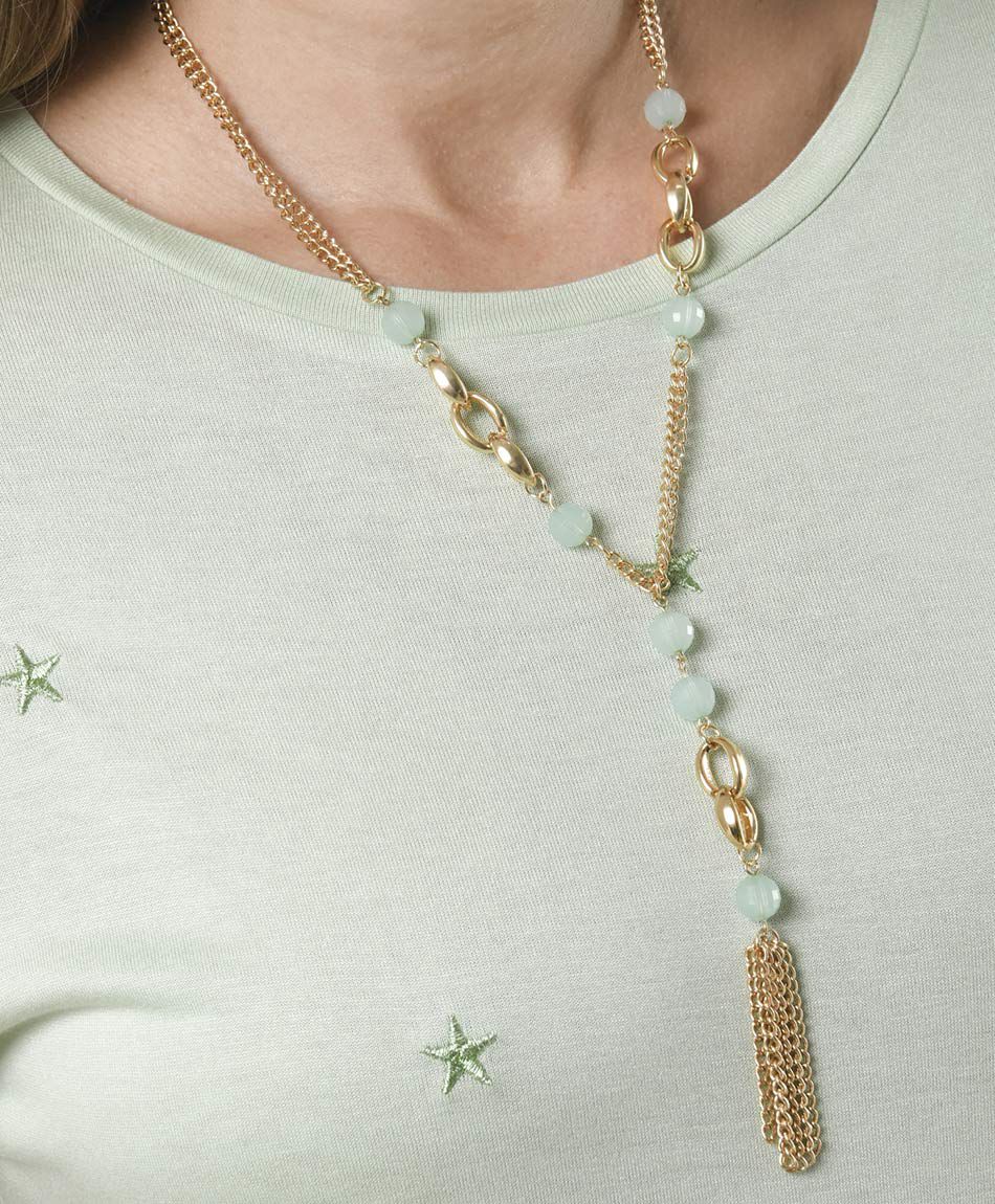 Collar mujer esferas 1 pieza