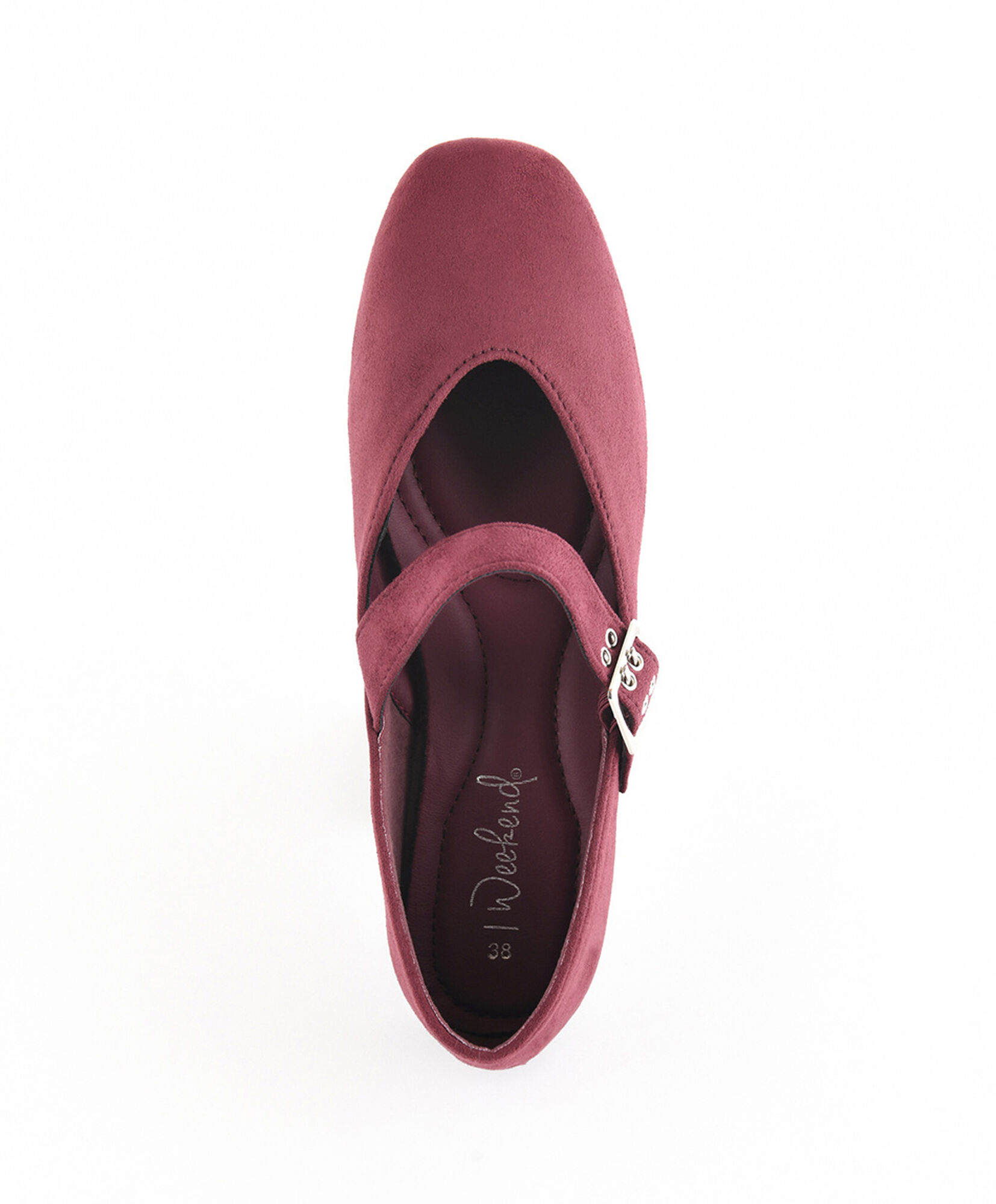 Ballerina mujer estilo mary jane burdeo Ballerina mujer estilo mary jane burdeo