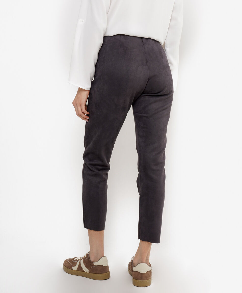 Leggins mujer suede costura