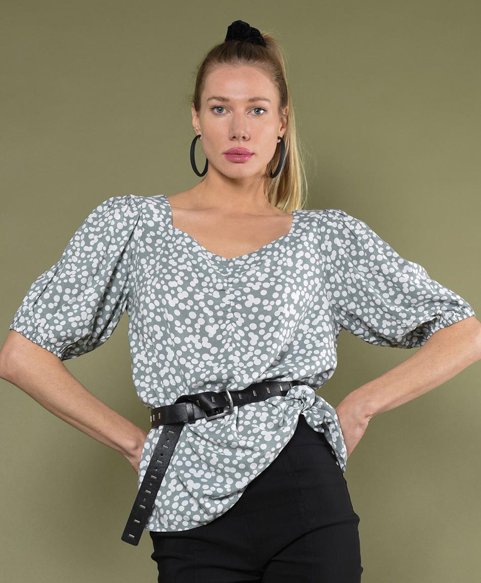 Blusa manga corta Blusa manga corta