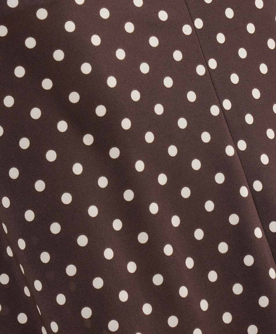 Falda mujer dise&ntilde;o lunares brown