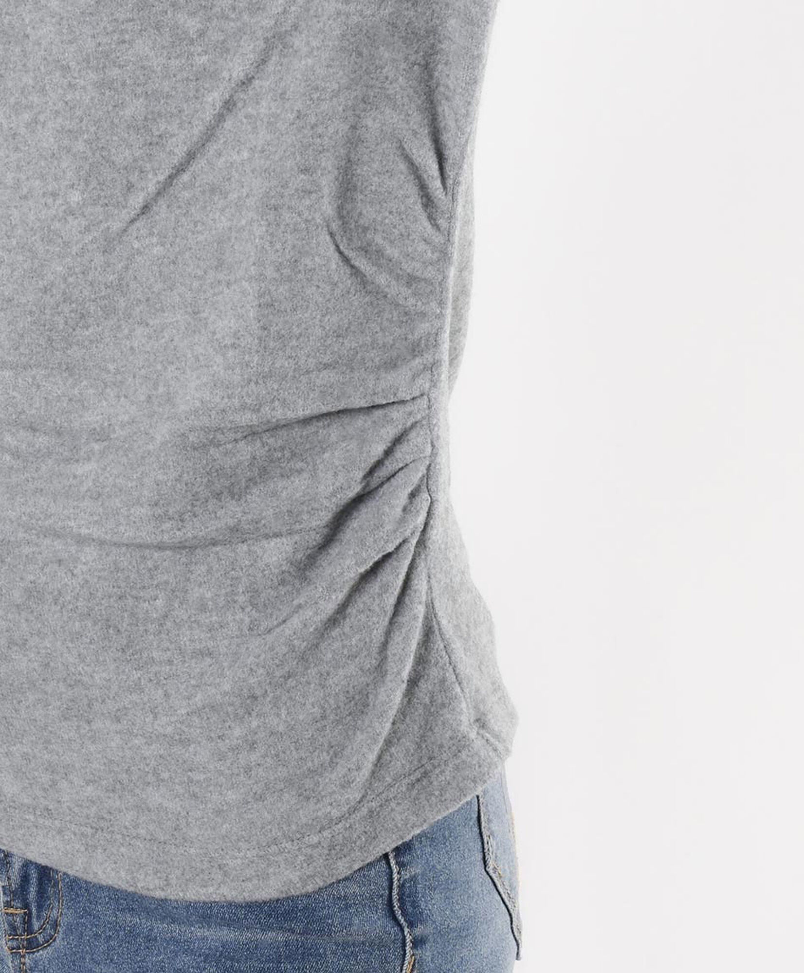 Polera mujer recogido lateral Polera mujer recogido lateral