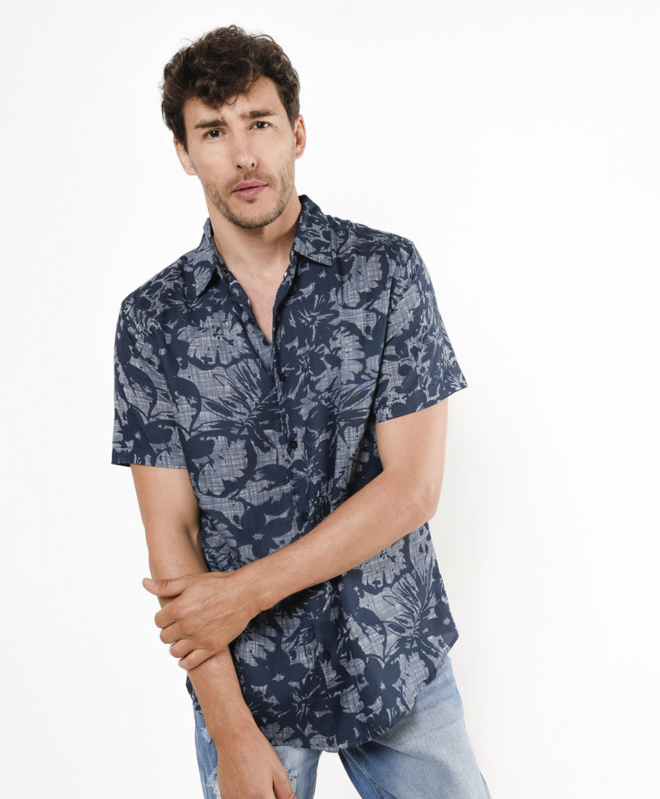 Camisa hombre estampada