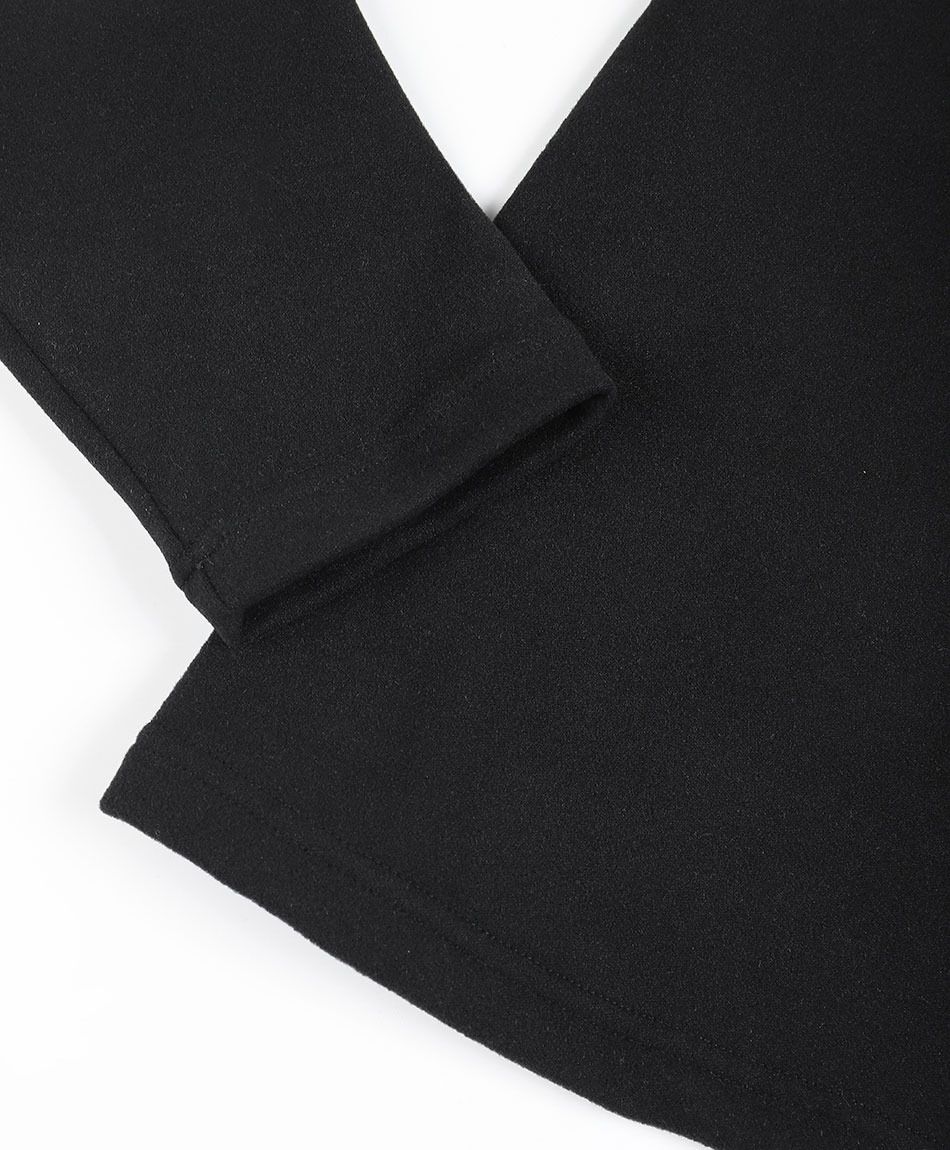 Camiseta mujer lisa termica black