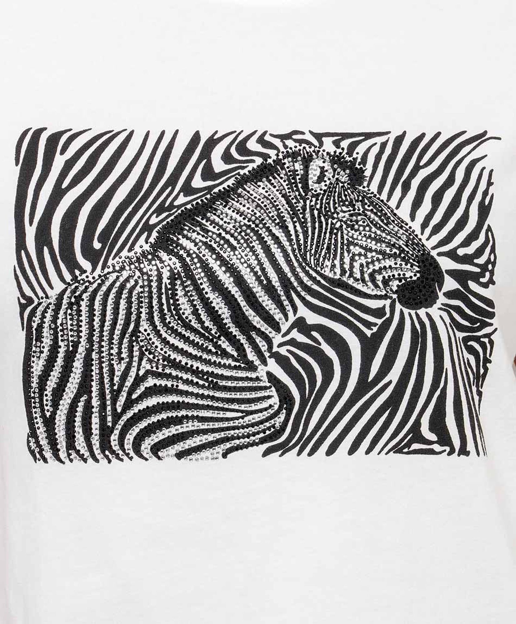 Polera mujer estampado cebra Polera mujer estampado cebra