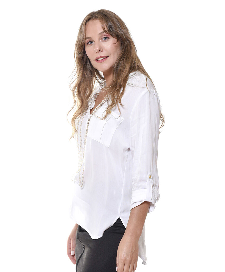 Blusa bolsillos